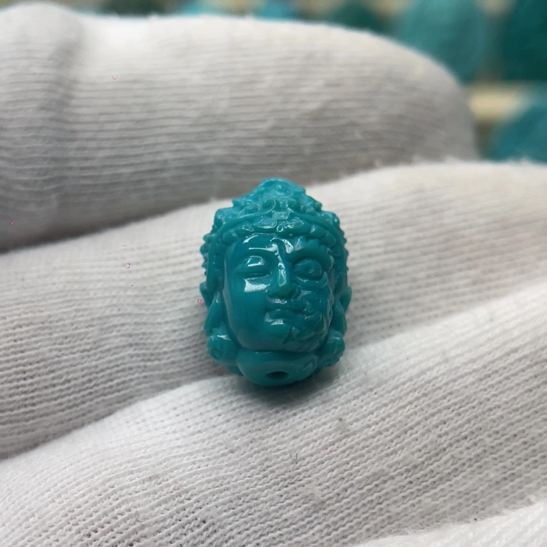 绿松石未镶嵌颈饰卡12-15.6-11