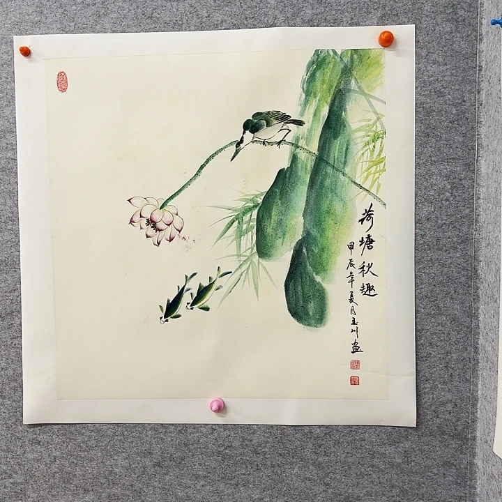 国画花鸟的翅膀和翅膀是