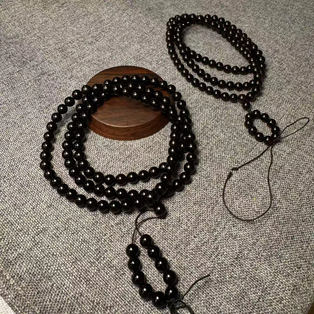 6mmx108颗-翳珀佛珠一条（多样性发其一）A15
