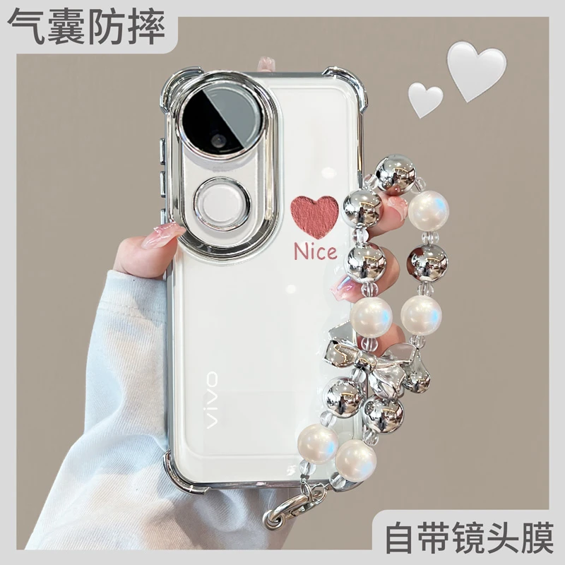 自带镜头膜适用vivoS20手机壳简约创意s20pro外壳透明气囊防摔ins