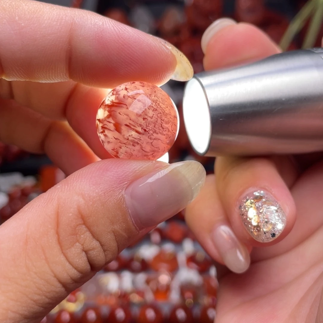 【闪购商品】南红玛瑙17.8圆珠单珠未镶嵌