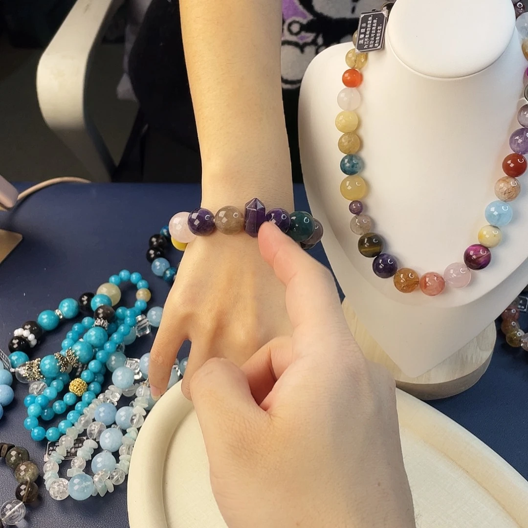 银S925镶嵌水晶手链