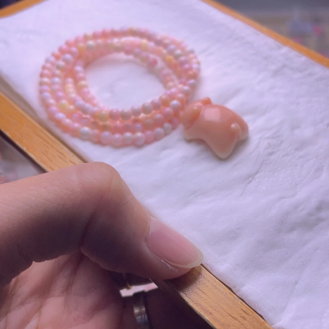 未镶嵌海螺珠手绳可****爱福利