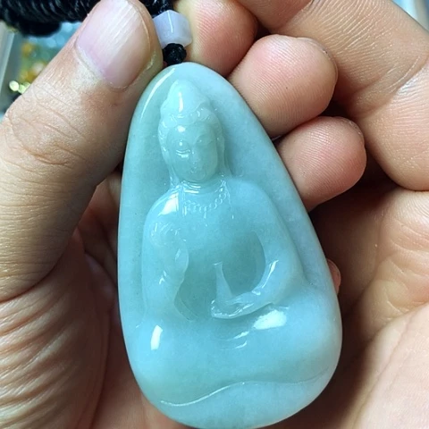 平***录翡翠未镶嵌颈饰天然