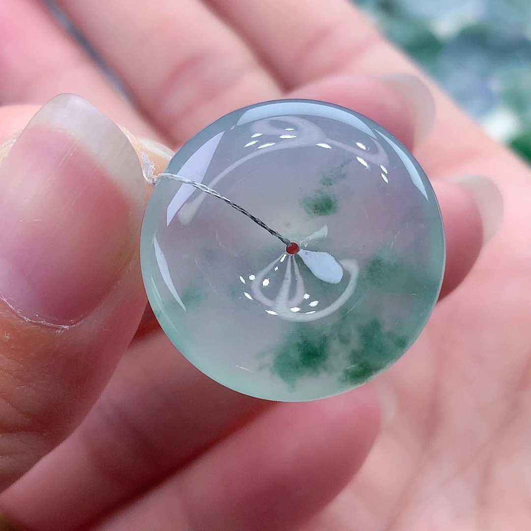 颈饰未镶嵌翡翠编号33尺寸23.8-6.2