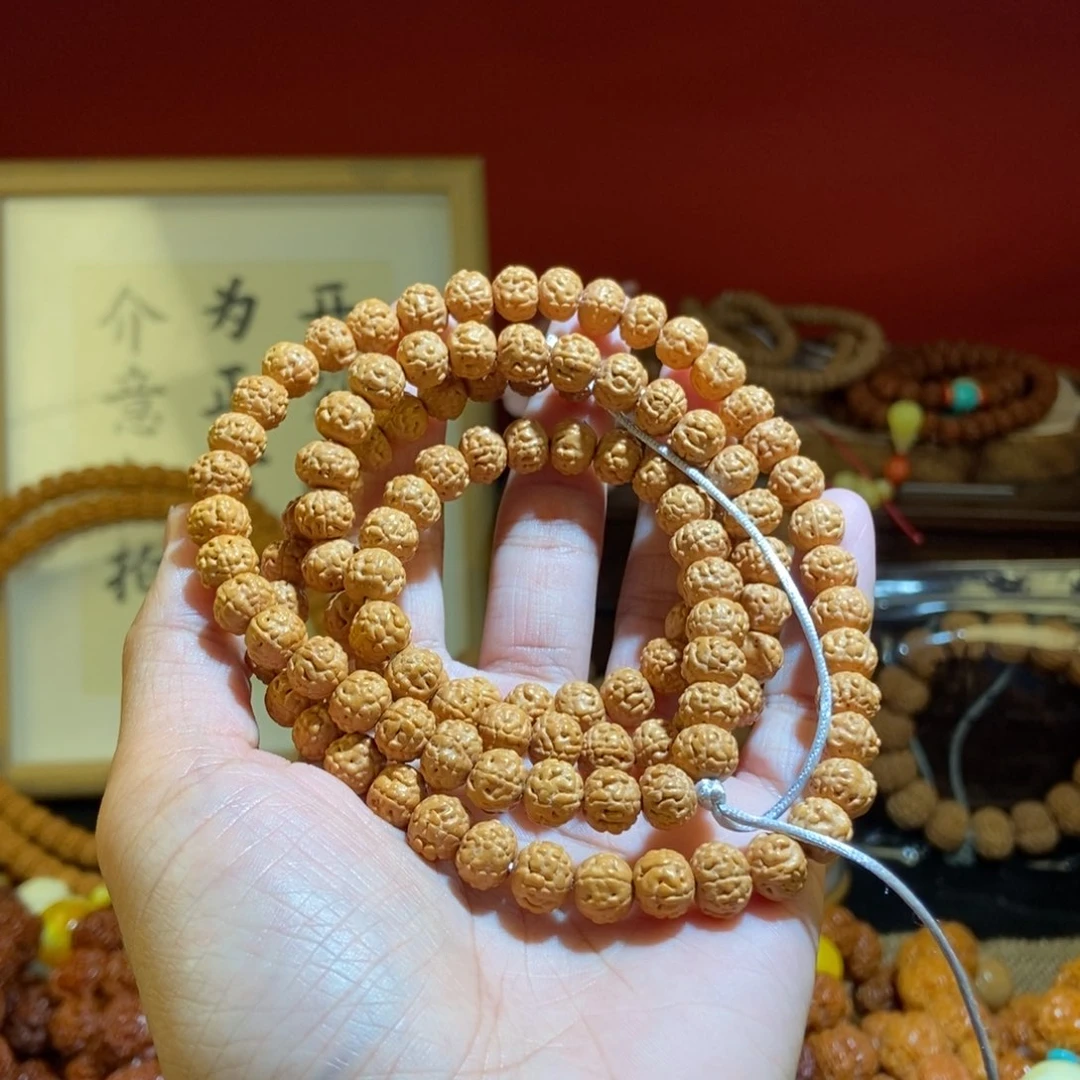 金刚菩提吊坠86原籽108金蝉纹
