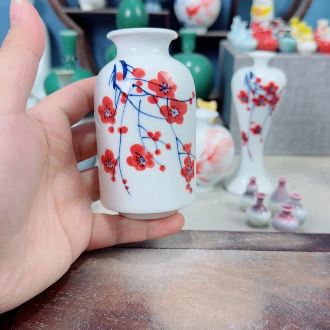 陶瓷手工小花器摆件