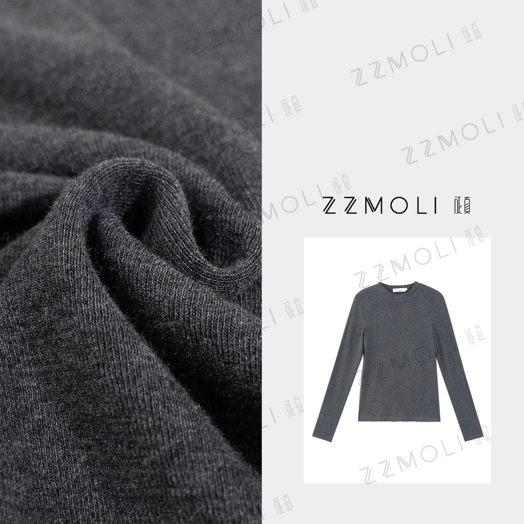 ZZMOLI 星晋暖洋 纸片人显瘦T恤女款休闲长袖打底衫ZBY90087