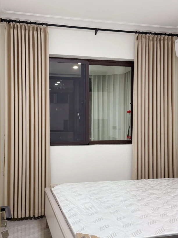 简约客卧两用成品窗帘三室一厅16米布六米沙