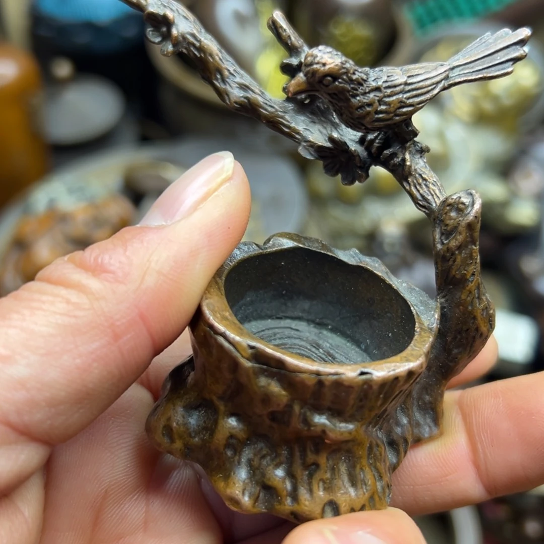 铜摆件欢迎欢迎你