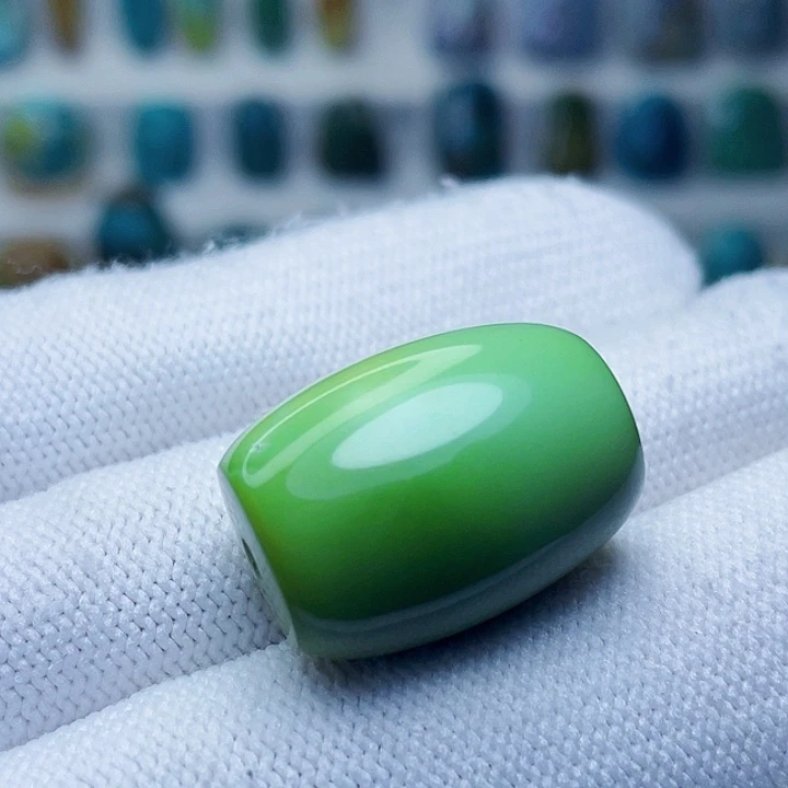 未镶嵌绿松石桶珠