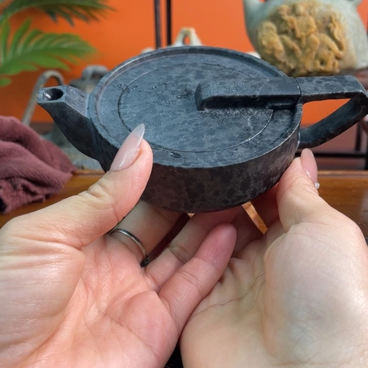 冰碛岩一片瓦茶壶