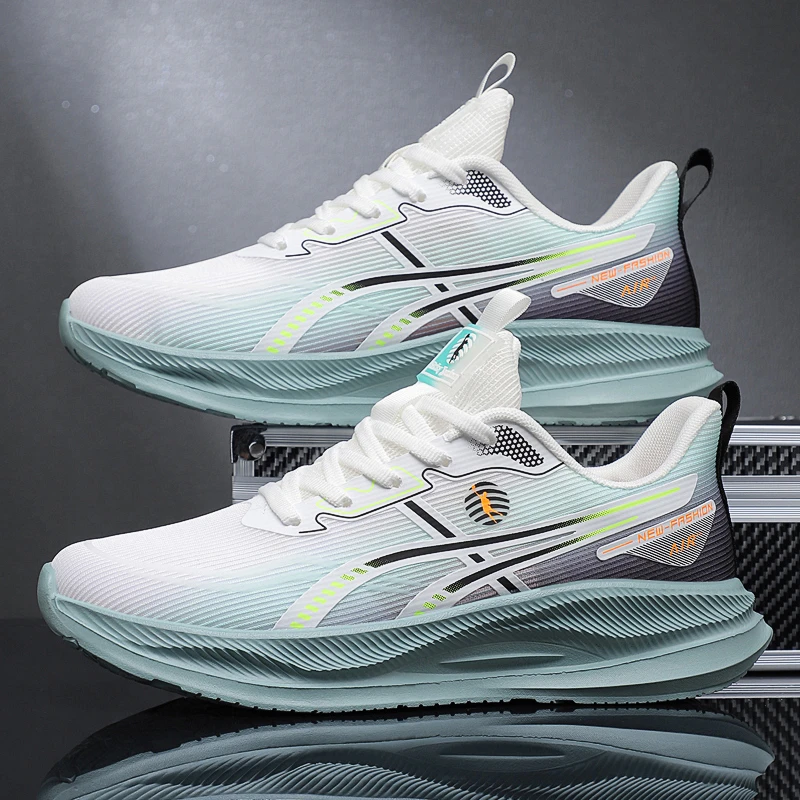 里奇乔丹夏季新款男鞋网面透气软底跑步鞋防滑耐磨休闲运动鞋男款