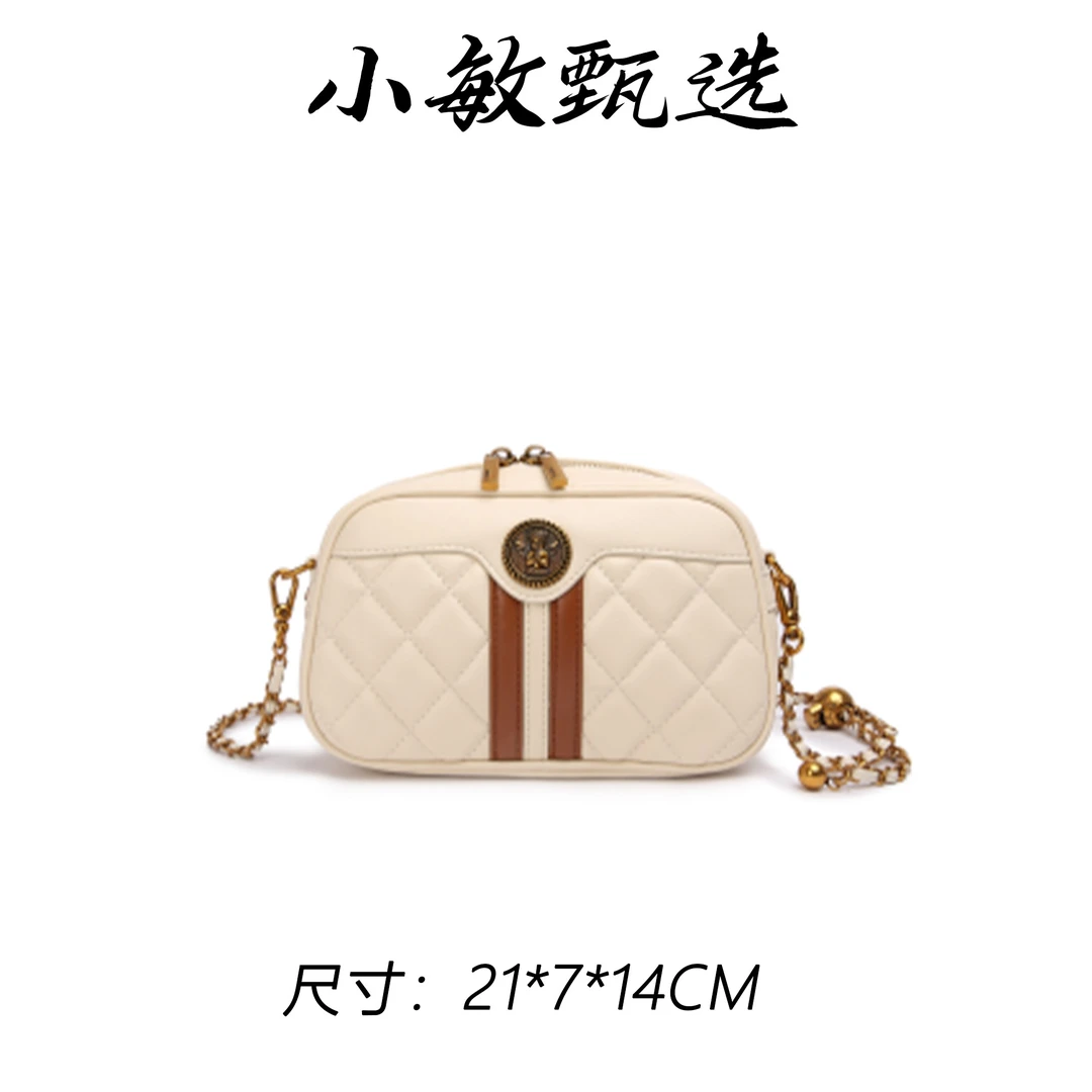 【小敏精选】渠道货SKL-5635-米白经典大气气质百搭女士包包