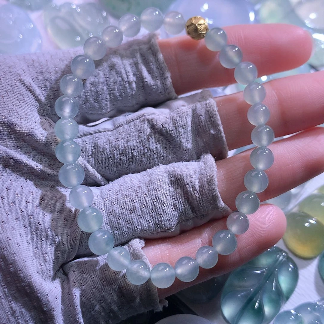 颈饰未镶嵌翡翠手串