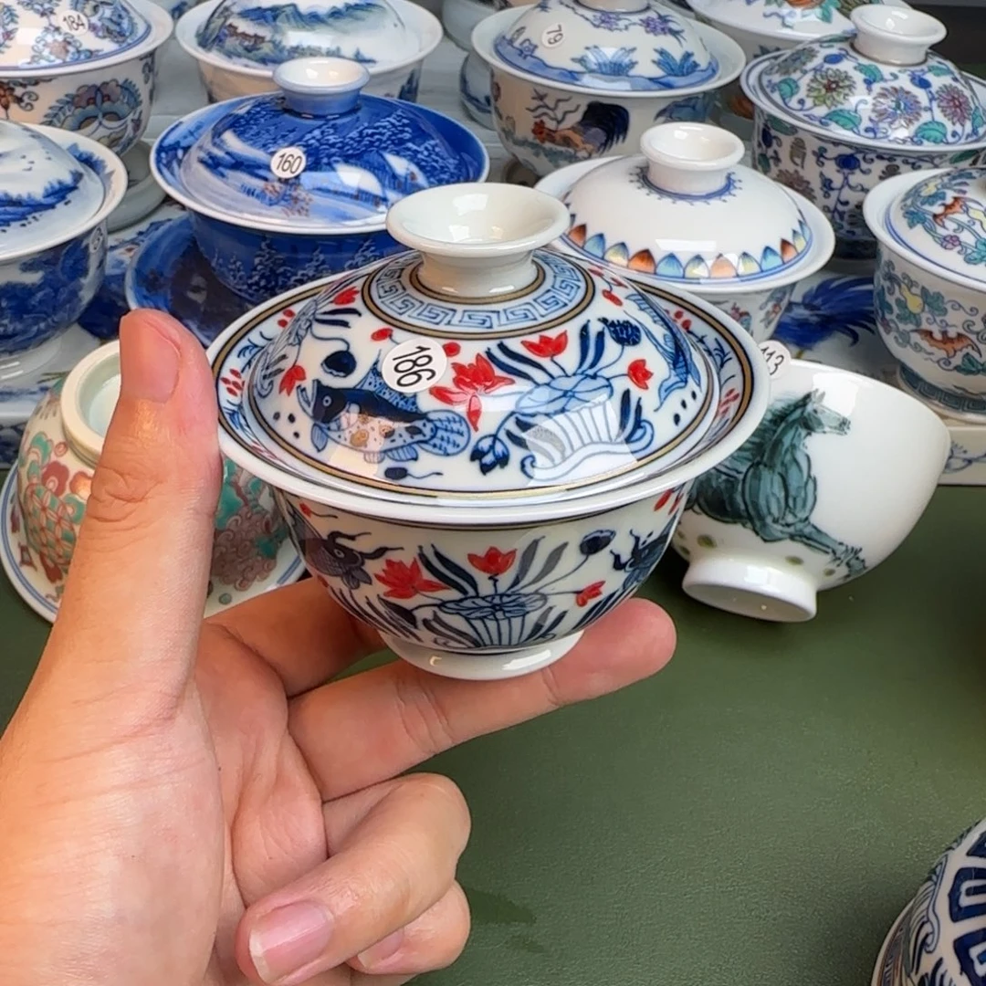 彦祖纯手工手绘茶具186