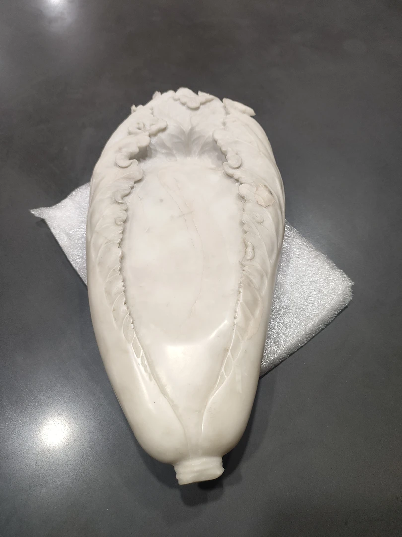 文房四宝端砚白端发财砚