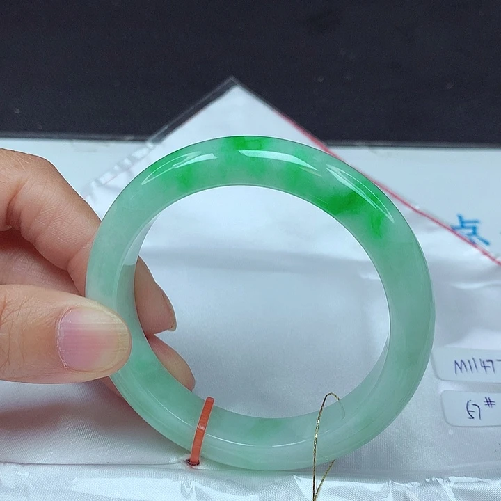 未镶嵌手镯翡翠57圈4774