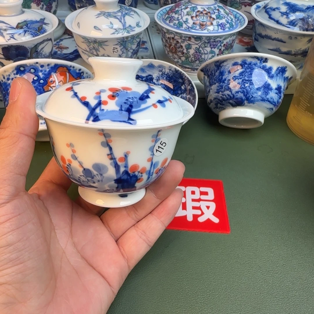 陶纯手工纯手绘茶具389