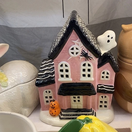 鳕***兔摆件陶瓷微瑕摆件