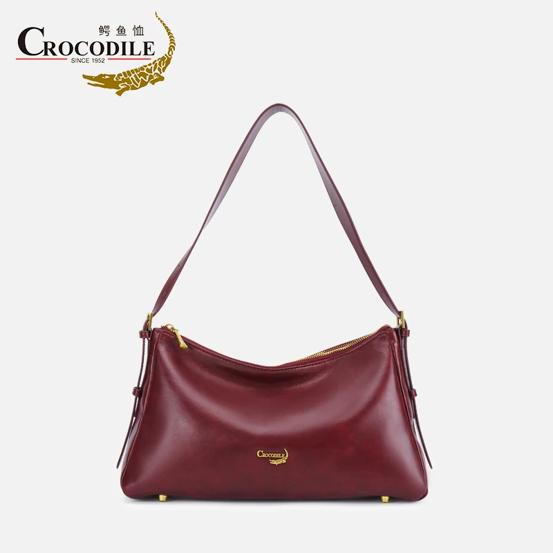 鳄鱼恤油蜡休闲时尚腋下包CB00003