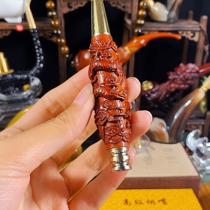 高端定制金丝楠烟嘴