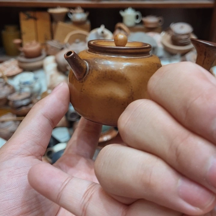 柴烧老岩泥高端茶器