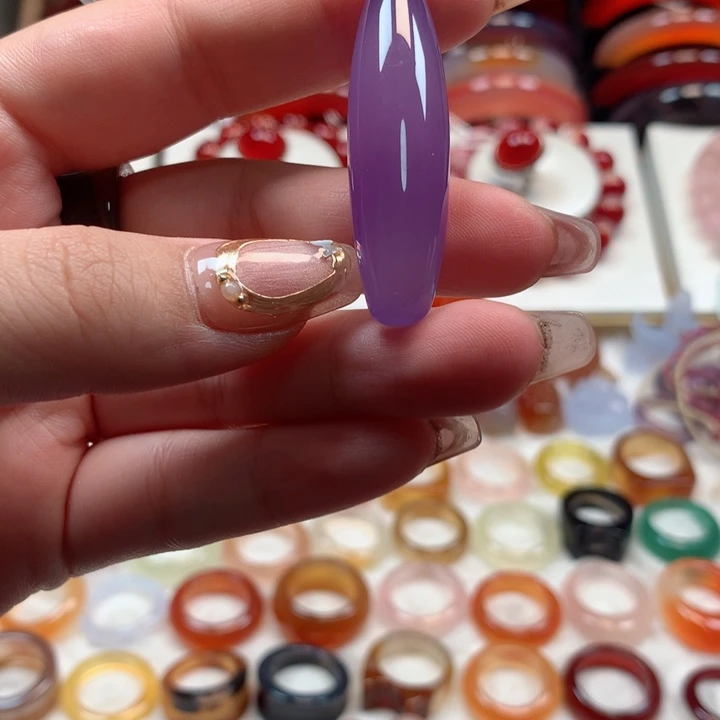 玛瑙/玉髓手镯未镶嵌清**遇