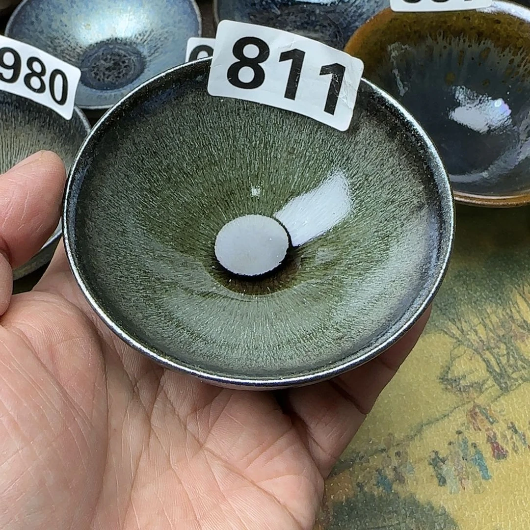 茶盏建盏杯主人杯龙窑柴烧