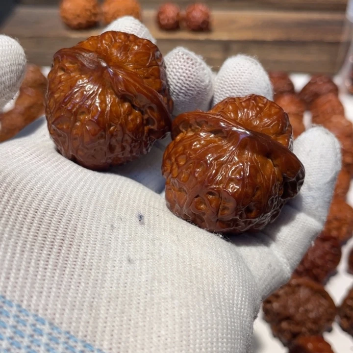 文玩核桃吊坠钟**体南瓜199.42.泛油色差.07