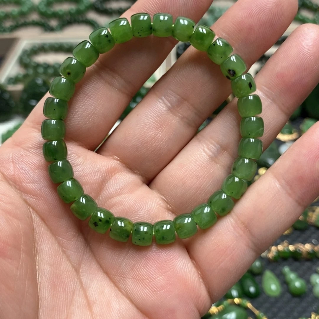 手串未镶嵌和田玉（碧玉）