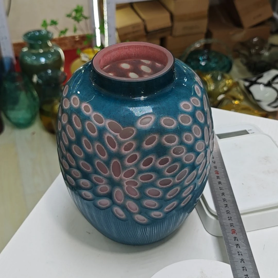 高25口7琉璃造型花瓶