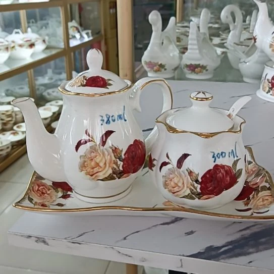 新疆西藏包邮金秋玫瑰手工拍金刮金醋壶辣子罐底盘