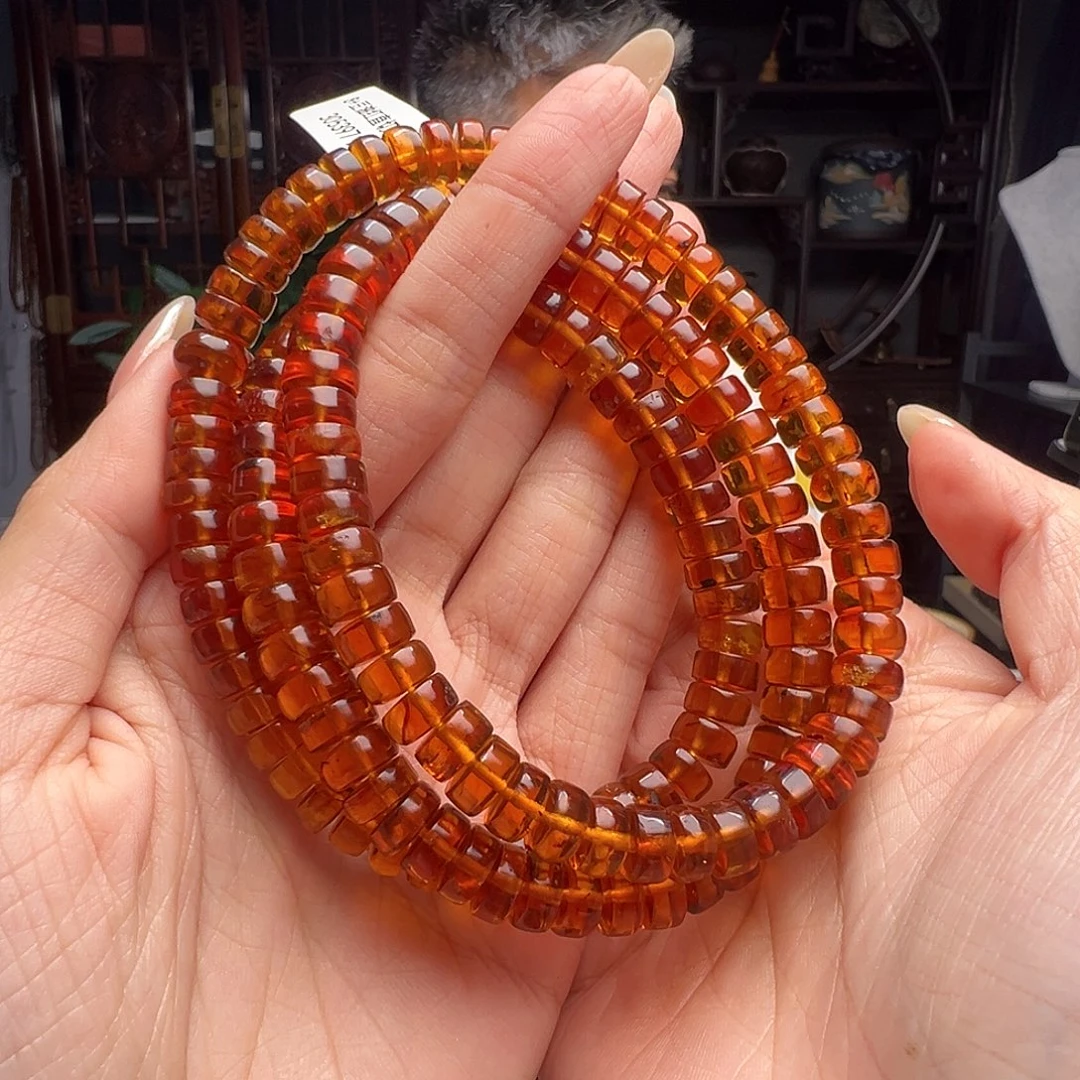 裸石琥珀未镶嵌抚顺琥珀30154八