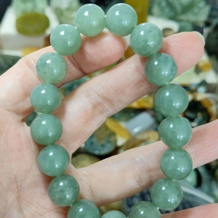 未镶嵌岫玉手串手串