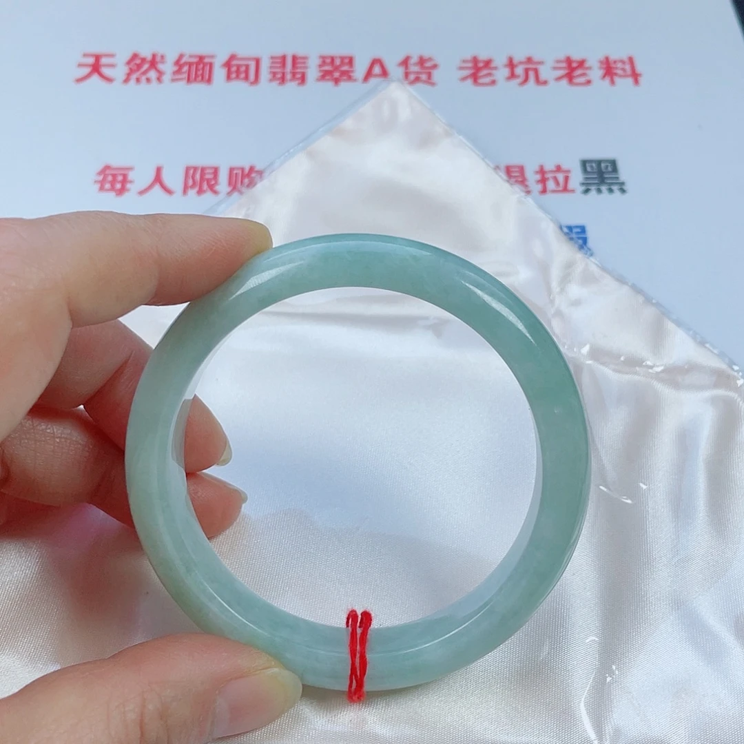 翡翠未镶嵌手镯天然翡翠手镯59