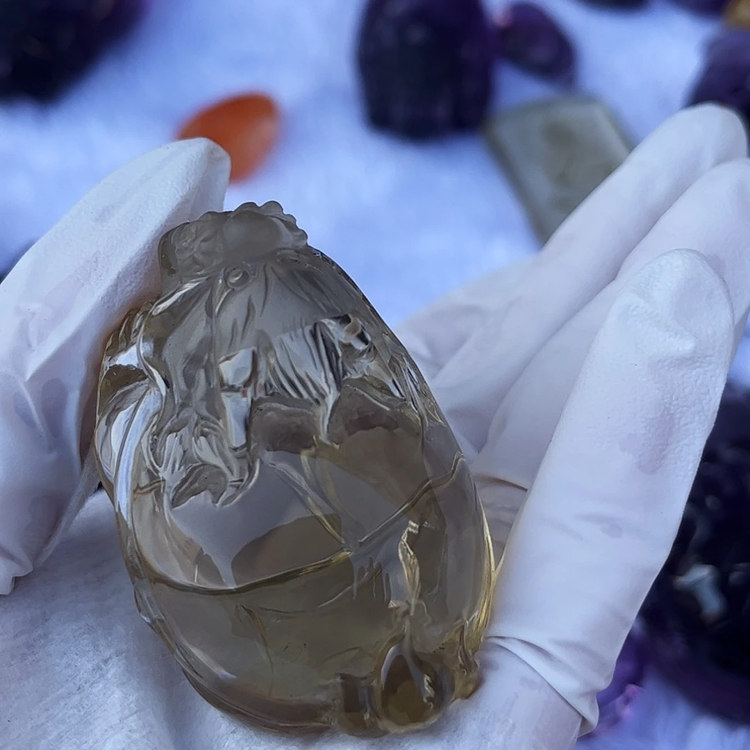 水晶吊坠(不含链)未镶嵌吉*缘