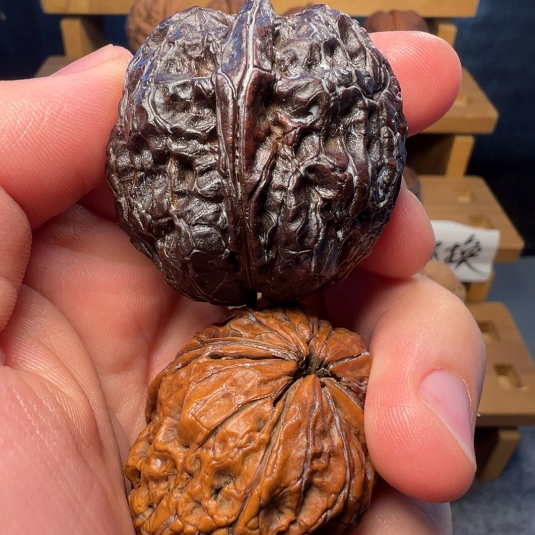 文玩核桃吊坠紫衣将军膀38mm