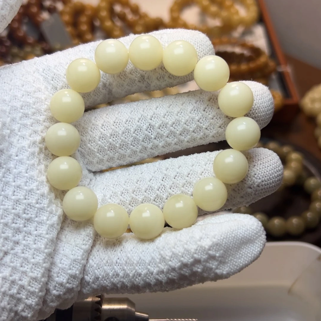 菩提根/象牙果手串慕12白珠