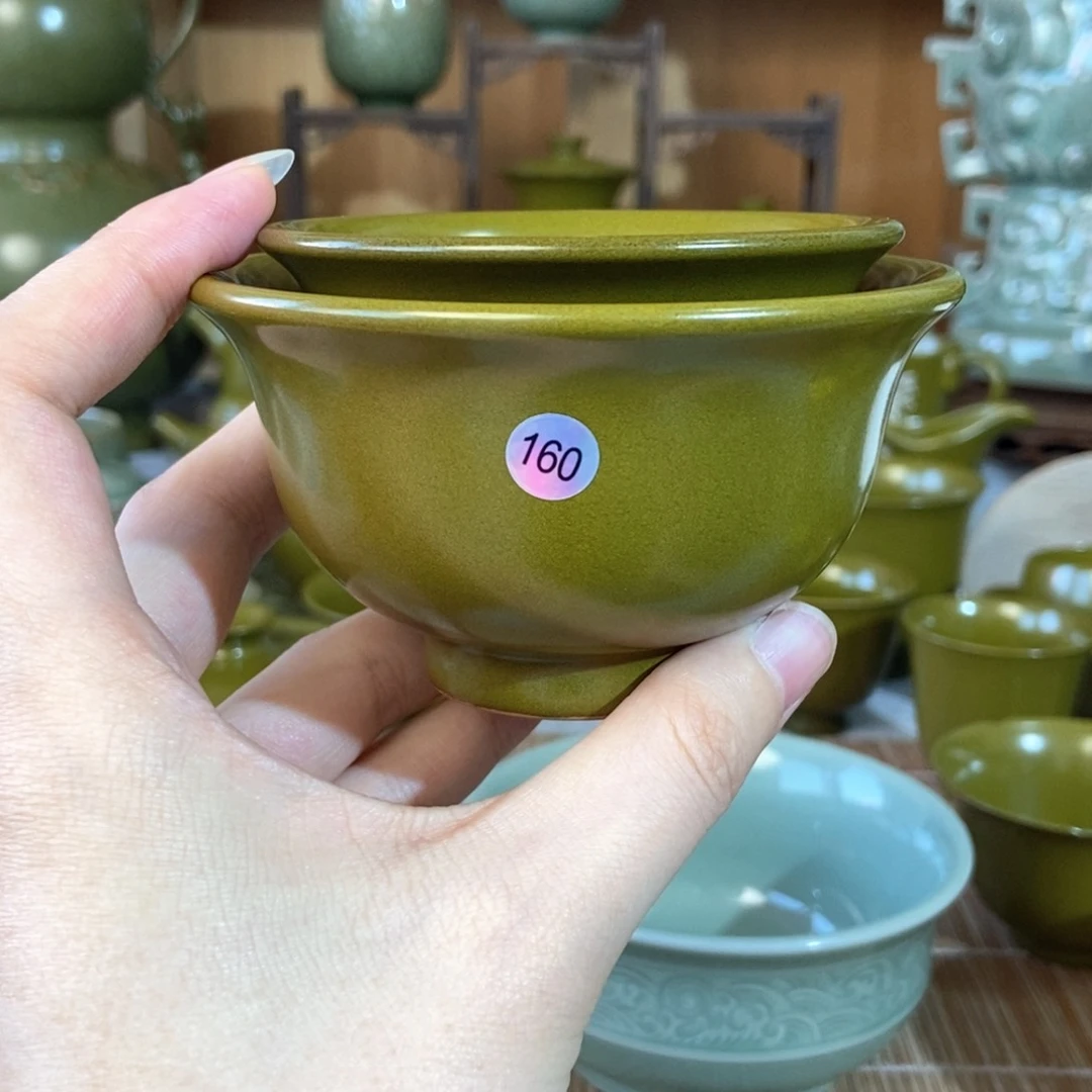 瓷片梵*茶末厚压手➕小压手