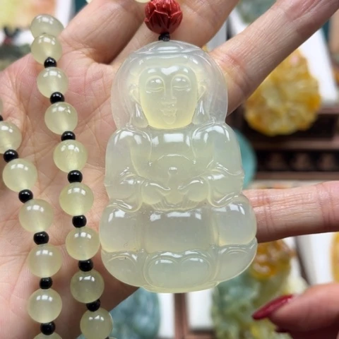岫玉挂件未镶嵌挂件