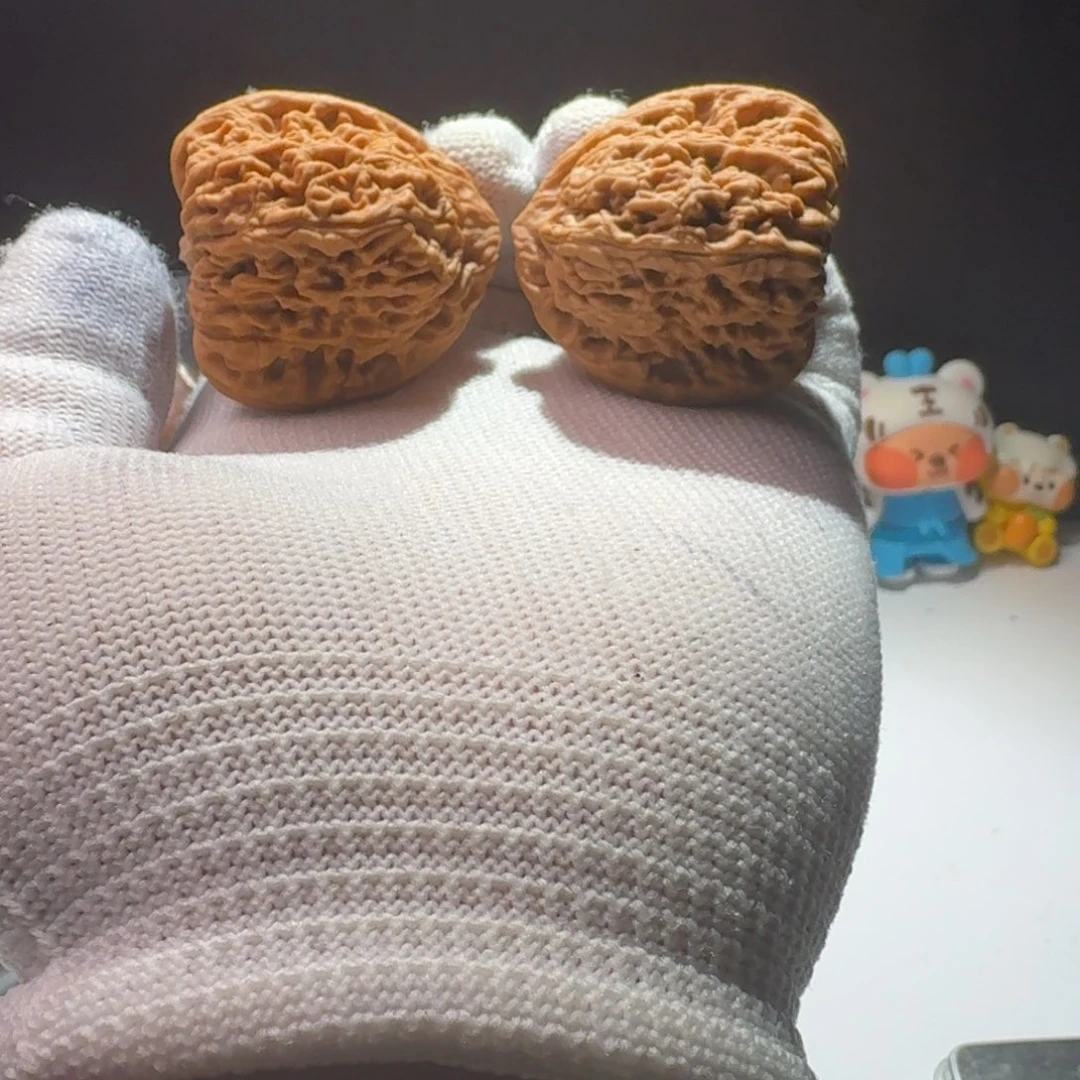 把件文玩核桃15号链接拉丝天残三角39-38-38