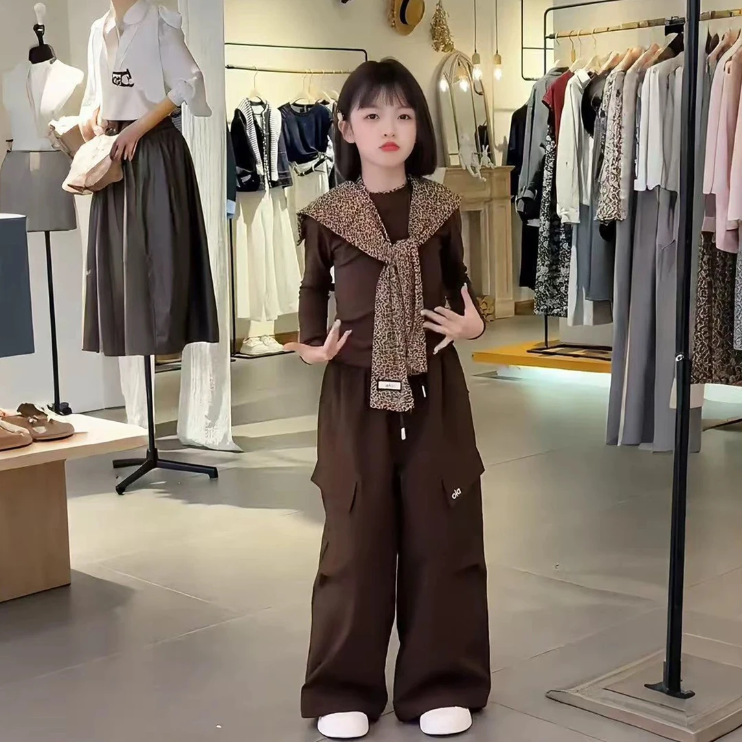 256哈哈家 特价 女童秋季新款高品质韩版时髦洋气休闲活动套装潮