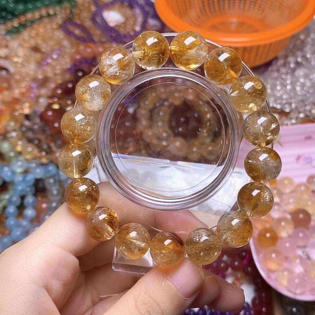 E***o水晶手链未镶嵌黄塔