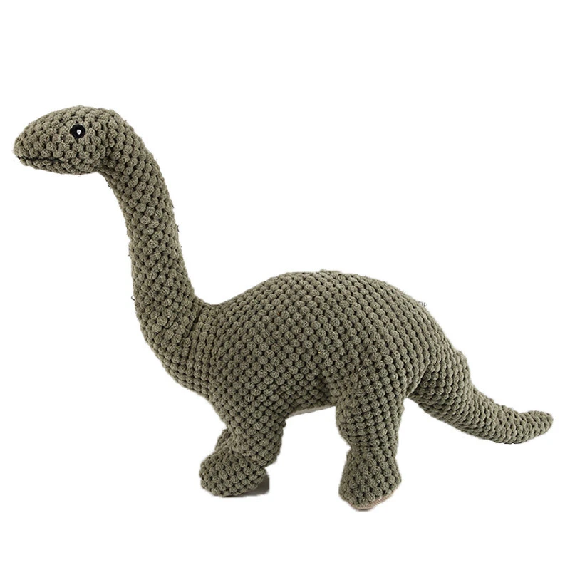 玩偶毛绒公仔发声恐龙耐咬宠物用品猫猫玩具磨牙新款狗狗跨境