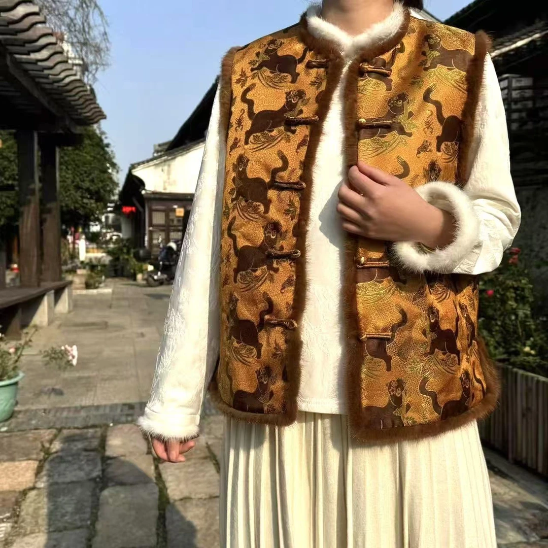 【虎镇五毒】新中式国风时尚马甲