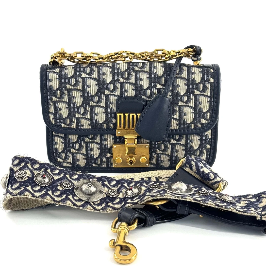99新 DIOR/迪奥 Dior迪奥oblique老花邮差包小号