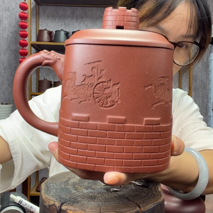茶杯紫砂原矿紫砂杯