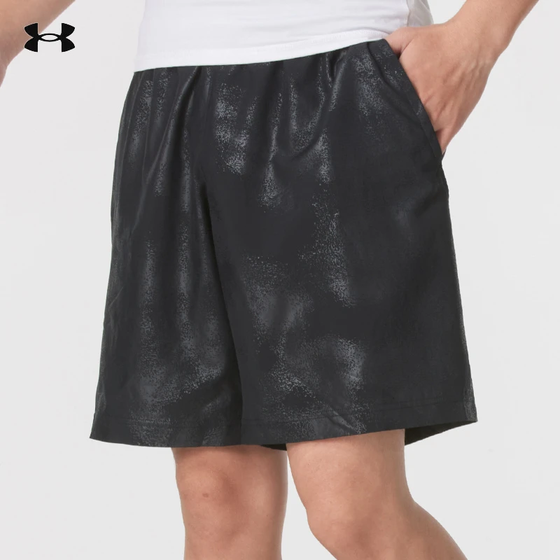 UA安德玛梭织短裤男裤舒适跑步透气运动裤户外健身训练裤1377137