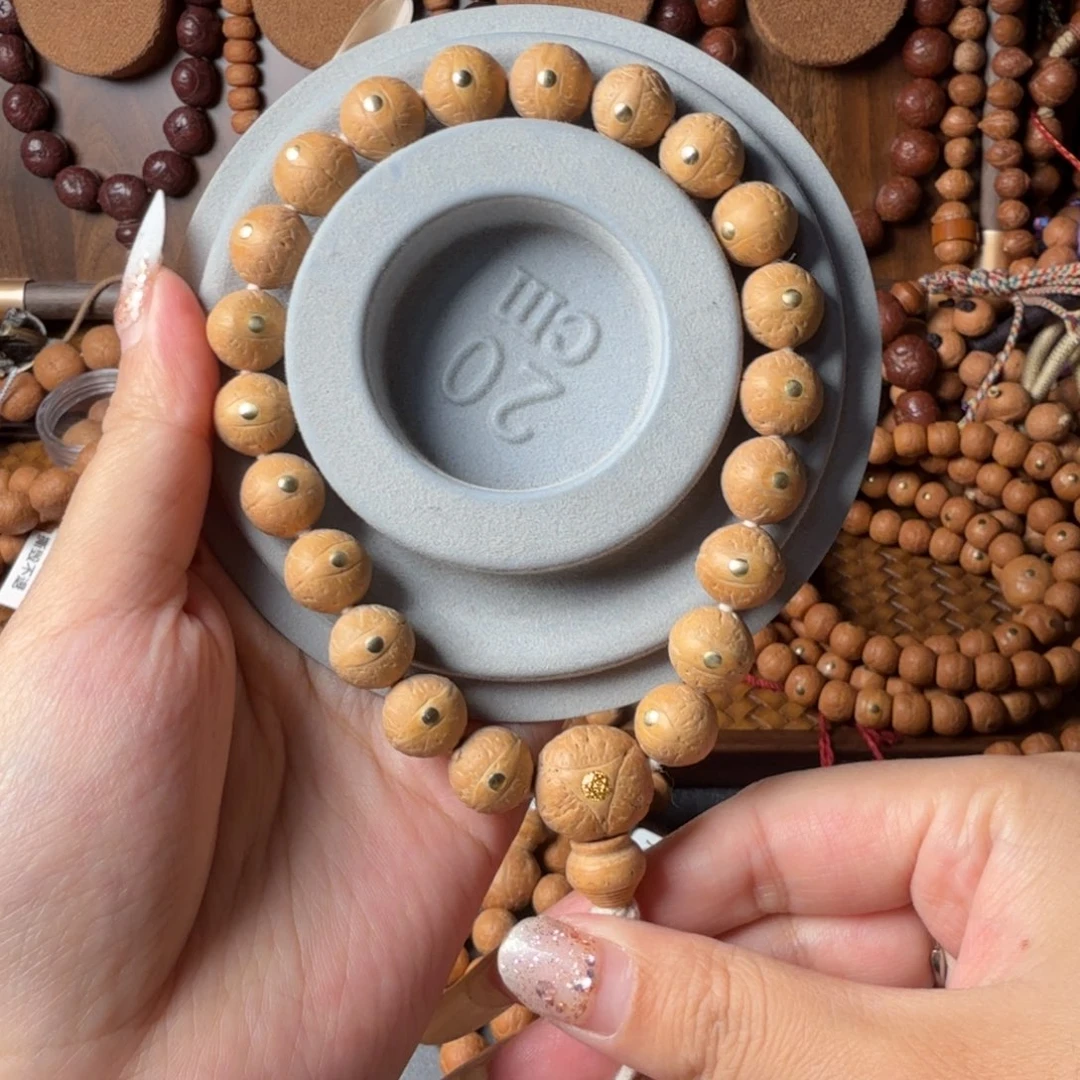 把件凤眼菩提12mm/铜钉